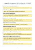 CNIT 242 exam 1 Questions with Correct Answers &lpar;Grade A&plus;&rpar;