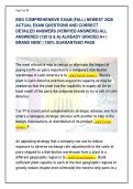 Pass the Fall BSG Exam First Try&colon; 120 Graded A&plus; Actual Questions & Verified Answers &lpar;2026&rpar;