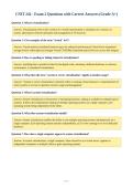 CNIT 242 - Exam 2 Questions with Correct Answers &lpar;Grade A&plus;&rpar;