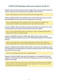 CNOR EXAM Questions with Correct Answers &lpar;Grade A&plus;&rpar;
