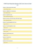 Package Deal-&semi;&semi;CNOR Exams with CORRECT Answers 