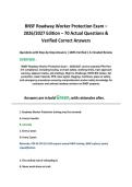 BNSF Roadway Worker Protection Exam &ndash; 2026&sol;2027 Edition &ndash; 70 Actual Questions & Verified Correct Answers 