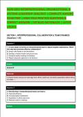 NURS 6053 INTERPROFESSIONAL ORGANIZATIONAL & &NewLine;SYSTEMS LEADERSHIP 2026&sol;2027 &vert; COMPLETE NURSING &NewLine;EXAM PREP &vert; HIGH-YIELD PRACTICE QUESTIONS & &NewLine;CORRECT ANSWERS &vert; DETAILED RATIONALES &vert; LATEST &NewLine;UPDATE