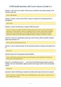 COPE health Questions with Correct Answers &lpar;Grade A&plus;&rpar;