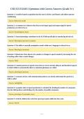 CSD 315 EXAM 2 Questions with Correct Answers &lpar;Grade A&plus;&rpar;