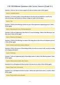 CSE 360 Midterm Questions with Correct Answers &lpar;Grade A&plus;&rpar;