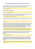 CSE 230 Final Questions with Correct Answers &lpar;Grade A&plus;&rpar;