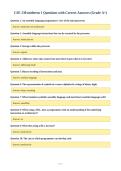 CSE 230 midterm 1 Questions with Correct Answers &lpar;Grade A&plus;&rpar;
