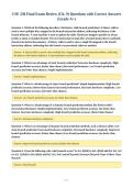 CSE 230 Final Exam Review &lpar;Ch&period; 9&rpar; Questions with Correct Answers&NewLine;&lpar;Grade A&plus;&rpar;