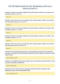 CSE 230 Final Exam Review &lpar;Ch&period; 10&rpar; Questions with Correct&NewLine;Answers &lpar;Grade A&plus;&rpar;