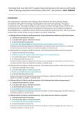 Psychology Final Exam 2026&sol;2027 &ndash; Psychology Comprehensive Assessment &vert; 100 Practice Questions with Verified Answers & Detailed Rationales