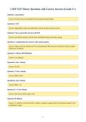 CSEP CEP Theory Questions with Correct Answers &lpar;Grade A&plus;&rpar;