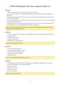 CSEP-CEP Questions with Correct Answers &lpar;Grade A&plus;&rpar;