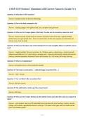CSEP-CEP Section 1 Questions with Correct Answers &lpar;Grade A&plus;&rpar;