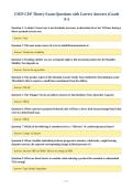 CSEP-CEP Theory Exam Questions with Correct Answers &lpar;Grade&NewLine;A&plus;&rpar;
