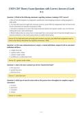 CSEP-CEP Theory Exam Questions with Correct Answers &lpar;Grade&NewLine;A&plus;&rpar;