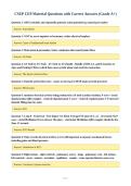 CSEP CEP Material Questions with Correct Answers &lpar;Grade A&plus;&rpar;