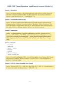 CSEP-CEP Theory Questions with Correct Answers &lpar;Grade A&plus;&rpar;