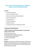 NR 511 Advanced Pathophysiology Exam 4 2026&sol;2027 &ndash; &NewLine;Questions&comma; Answers & Detailed Rationales 