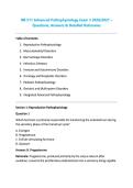 NR 511 Advanced Pathophysiology Exam 3 2026&sol;2027 &ndash; &NewLine;Questions&comma; Answers & Detailed Rationales