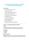 NR 511 Advanced Pathophysiology Exams &ndash; Questions&comma; Answers & Detailed Rationales Exam Bundle 