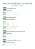 UF ENT 3003 EXAM 1 UPDATED ACTUAL QUESTIONS AND&NewLine;CORRECT ANSWERS