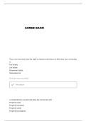 ASREB NATIONAL TEST A-2 QUESTIONS AND VERIFIED ANSWERS