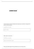 ASREB REVIEW QUESTIONS AND VERIFIED ANSWERS