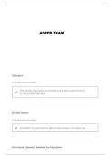 ASREB UNIT 1 QUESTIONS AND VERIFIED ANSWERS