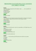 FIREFIGHTER 2 EXAM UPDATED ACTUAL QUESTIONS&NewLine;AND CORRECT ANSWERS