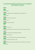 JAG KNOWLEDGE BOWL UPDATED ACTUAL QUESTIONS&NewLine;AND CORRECT ANSWERS