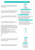 NU 131 EXAM&period; 4 Questions With Correct Answers A&plus; Graded