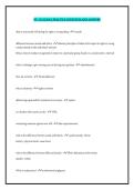 NU 131 EXAM 2 PRACTICE QUESTIONS AND ANSWERS
