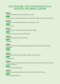 ATP CTP COURSE - FINAL TEST UPDATED ACTUAL&NewLine;QUESTIONS AND CORRECT ANSWERS