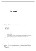 CADC II PREP QUESTIONS AND VERIFIED ANSWERS