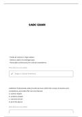 CADC ETHICS PRACTICE QUESTIONS AND VERIFIED ANSWERS&period;&period;