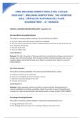 CWB WELDING INSPECTOR LEVEL 2 EXAM 2026&sol;2027 &vert; WELDING INSPECTOR &vert; 100 VERIFIED Q&A &vert; DETAILED RATIONALES &vert; PASS GUARANTEED &ndash; A&plus; GRADED