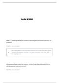 CADC CHAPTER 7 PROFESSIONAL AND ETHICAL RESPONSIBILITY QUESTIONS AND VERIFIED ANSWERS
