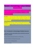 Rodak &ndash; Comprehensive Hematology Exam Questions and Answers&comma; Laboratory Medicine Review&comma; Key Concepts & Complete Study Guide 2026&sol;2027