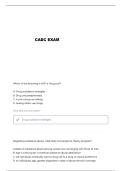 CADC SAMPLE QUESTIONS AND VERIFIED ANSWERS&period;&period;