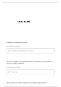 CADC EXAM 3 QUESTIONS AND VERIFIED ANSWERS