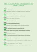 MKTG 445- EXAM 3 UPDATED ACTUAL QUESTIONS AND&NewLine;CORRECT ANSWERS