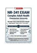 NR-341 Complex Adult Health &mdash; INSTANT PDF DOWNLOAD &mdash; Verified NR-341 Exam Prep &vert; Chamberlain University &vert; Q & A &vert; 2026&sol;2027 Edition