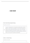 CADC CCAPP 12&lowbar;17 STUDY GUIDE QUESTIONS AND VERIFIED ANSWERS