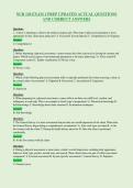 NUR 120 EXAM 1 PREP UPDATED ACTUAL QUESTIONS&NewLine;AND CORRECT ANSWERS