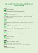OM 300 TEST 1 UPDATED ACTUAL QUESTIONS AND&NewLine;CORRECT ANSWERS