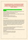 VITA ADVANCED RETAKE TEST &ndash; 200 QUESTIONS WITH CORRECT &NewLine;ANSWERS COMPLETE 2026&sol;2027 TEST BANK WITH DETAILED &NewLine;RATIONALES &vert;VERIFIED AND UPDATED FOR THE 2025-2026 TAX &NewLine;SEASON &vert; GRADED A&plus;
