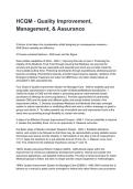 HCQM - Quality Improvement&comma; Management&comma; & Assurance Updated 2026&sol;2027 Questions with Expert-Verified Answers&NewLine;