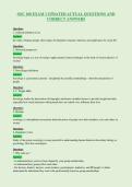SOC 100 EXAM 1 UPDATED ACTUAL QUESTIONS AND&NewLine;CORRECT ANSWERS