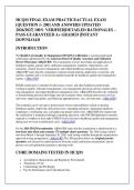 HCQM FINAL EXAM PRACTICEACTUAL EXAM &NewLine;&lbrack;QUESTION 1- 200&rsqb; AND ANSWERS UPDATED &NewLine;2026&sol;2027&vert; 100&percnt; VERIFIED&vert;DETAILED RATIONALES &NewLine;PASS GUARANTEED A&plus; GRADED &vert;INSTANT &NewLine;DOWNLOAD 